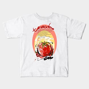 Tomato Illustration Kids T-Shirt